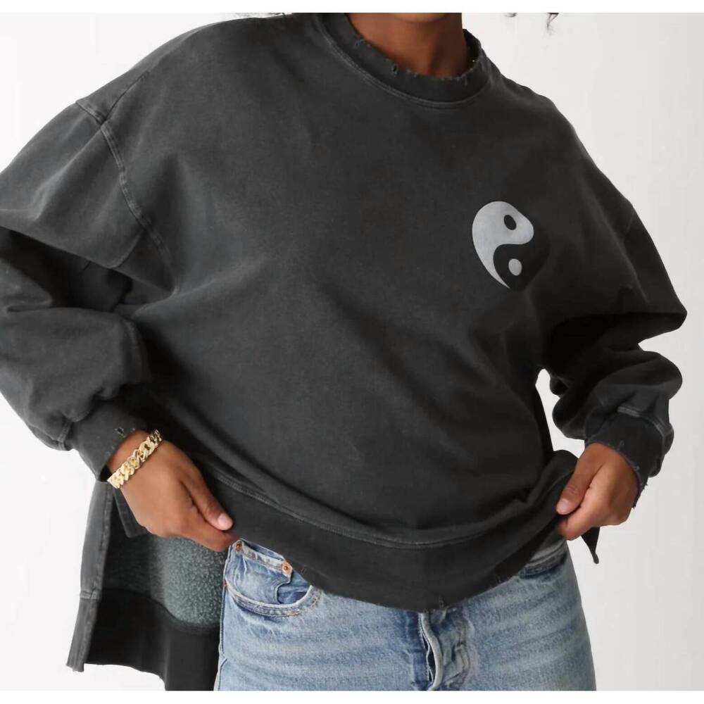 NEW ELECTRIC & ROSE apollo sweatshirt in onyx